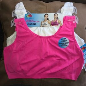 2 Pack Sport Bras, NWT